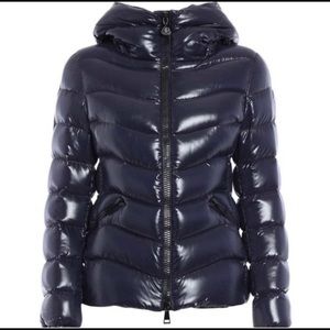 NAVY AUTHENTIC ANTHIA HOODED PEFFER JACKET